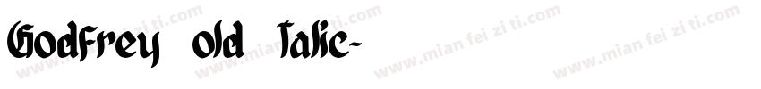 Godfrey Bold Italic字体转换
